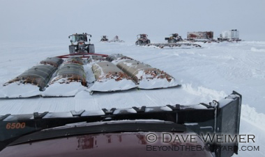 Beginning of the snowstorm